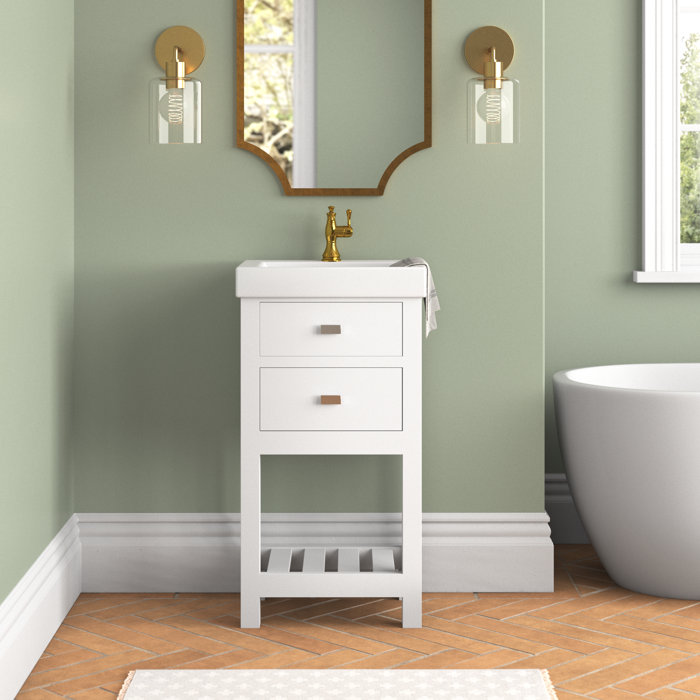 Knighten 18" Single Bathroom Vanity Set & Reviews Joss & Main